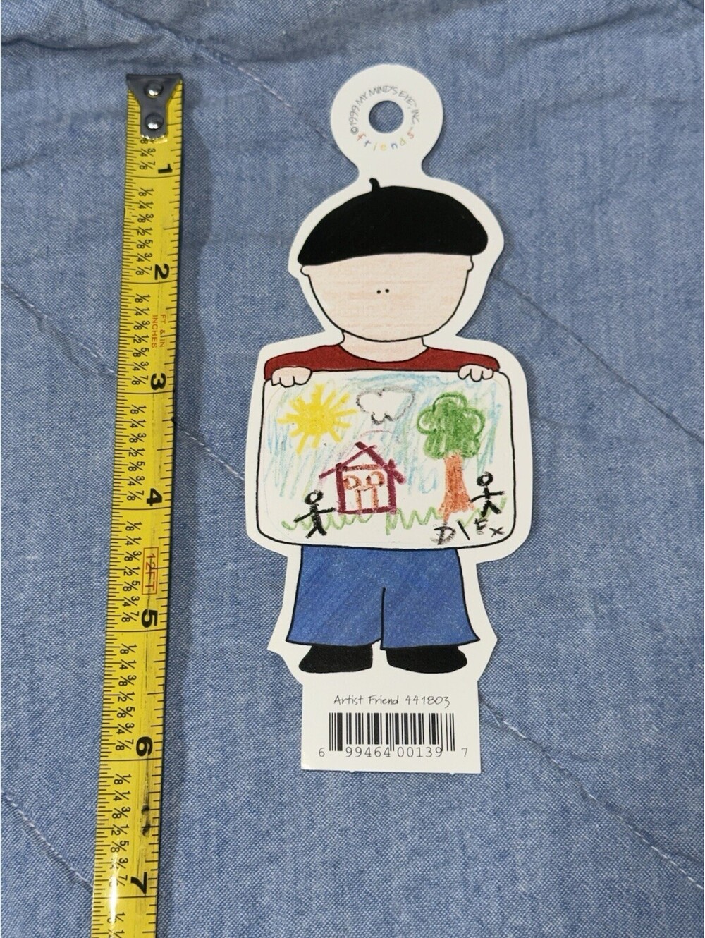 🎅🏻 Scrapbook Die Cut Friends My Minds Eye Artist Friend    441803   1999 Rare